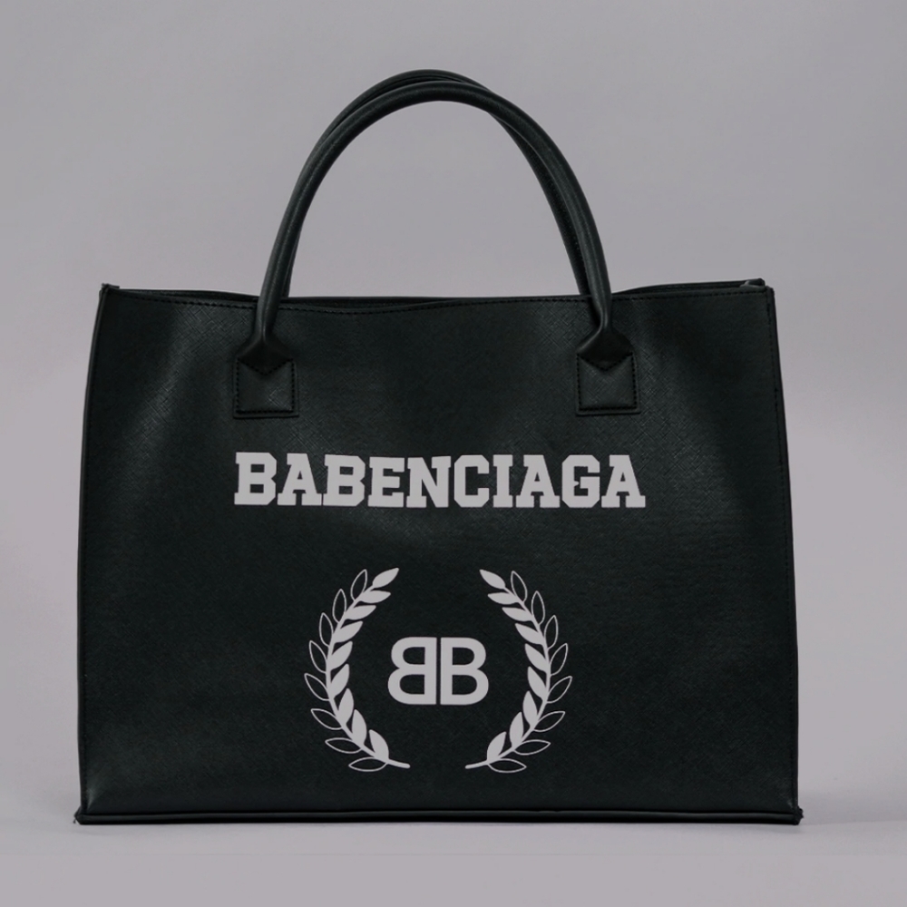Babenciaga vegan leather tote